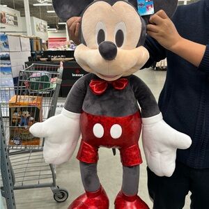 Disney Jumbo Mickey Mouse Plush Toy NWT 39×45×42 in